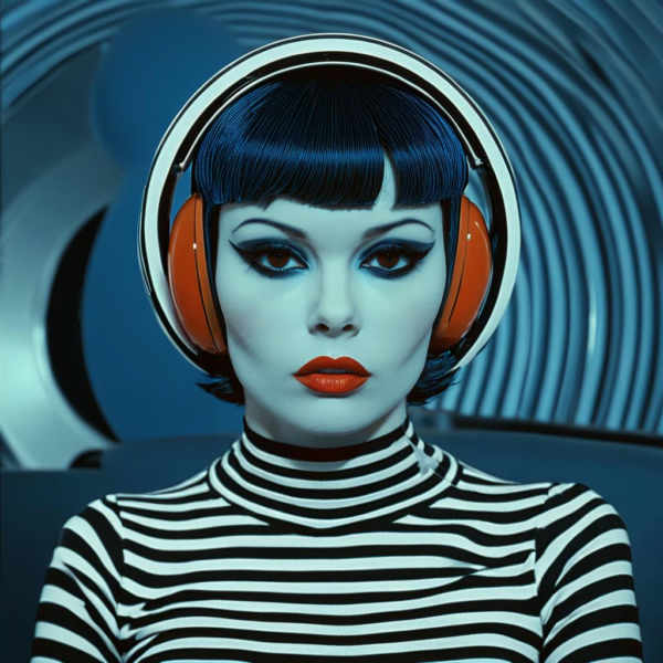 Abstract Retro Future Movie - SDXL