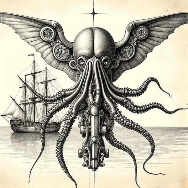 Flux-Davinci-ink-sketch-V2 - DaVinci-Ink-Sketch-Biomec