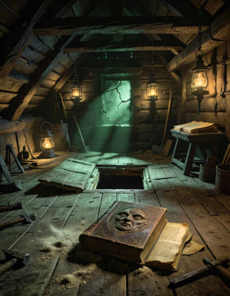 Dark medieval cabin interior - v1.0