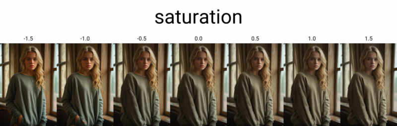 (SDXL Color Tweaker / Slider) Color Temperature, Saturation, Brightness, Contrast | (SDXL ) - satura