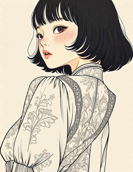 Audrey Kawasaki Style - FLUX
