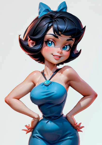 Betty Rubble - The Flintstones - | XL PONY | SD 1.5 | - by YeiyeiArt - -SD 1.5