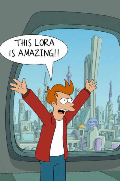 Futurama cartoon style - v1.0