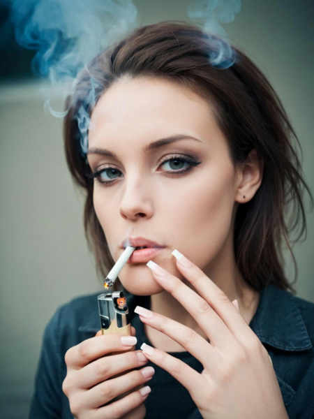 Cigarette - Smoking - SDXL