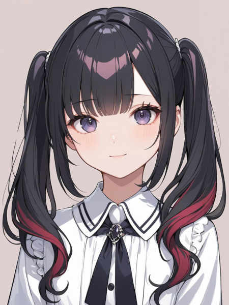 /half twintail(XL,ill,pony) - v1.0 XL