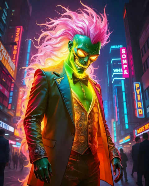 Midnight Cravat: A Synthwave Soirée, Chromatic Revenant - Chromatic Revenant