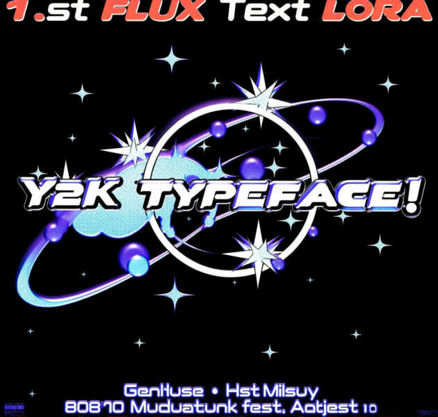 FLUX Y2K TYPEFACE - Flux Y2K Text/Typeface