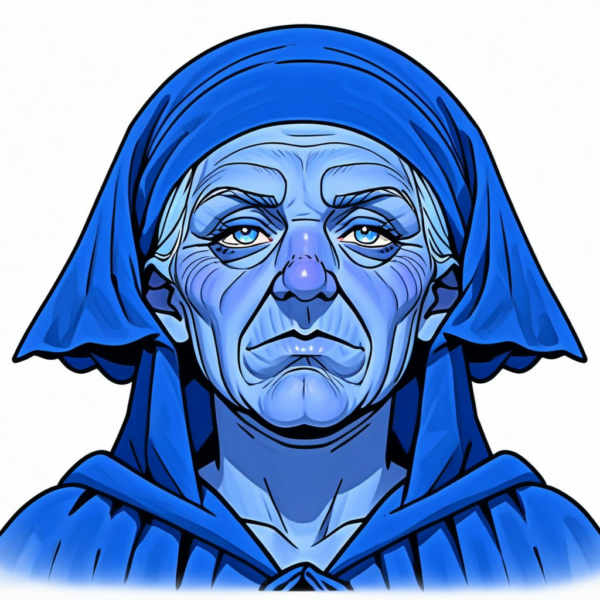 Blue Baba Crone - V1
