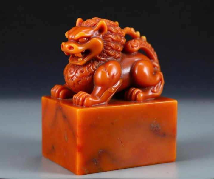 C_Carved Stone Seal Carving_Animal Shape Generation - v1.0