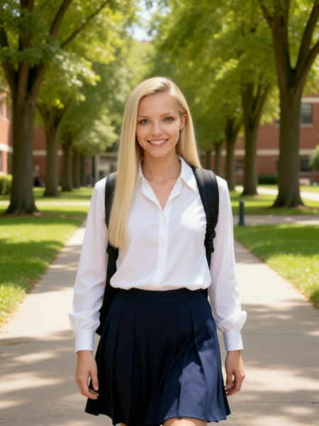 Artificial Caucasian Girl for Flux - v1.0