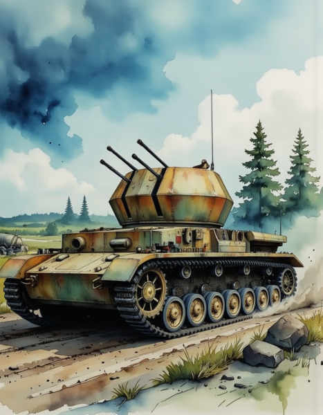 German Flakpanzer IV "Wirbelwind - v1.0
