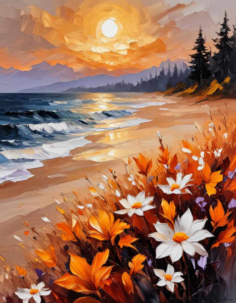 Earthy Impasto Paint - X25_b2