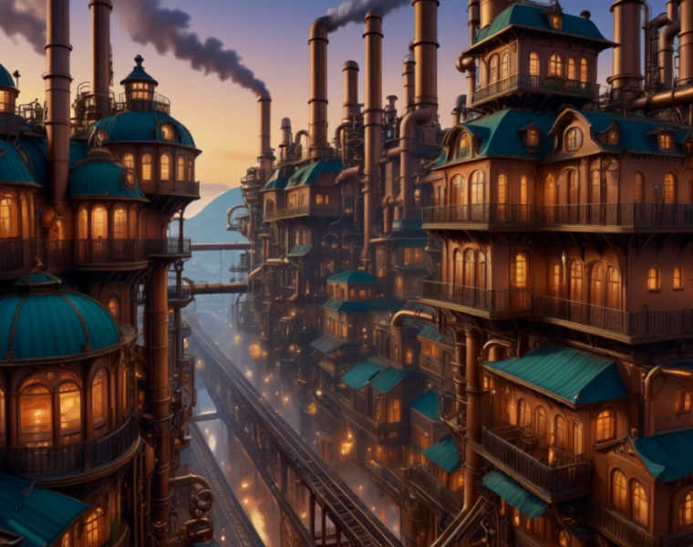 Steampunk (Architecture) (SDXL) (AD) - v1.0