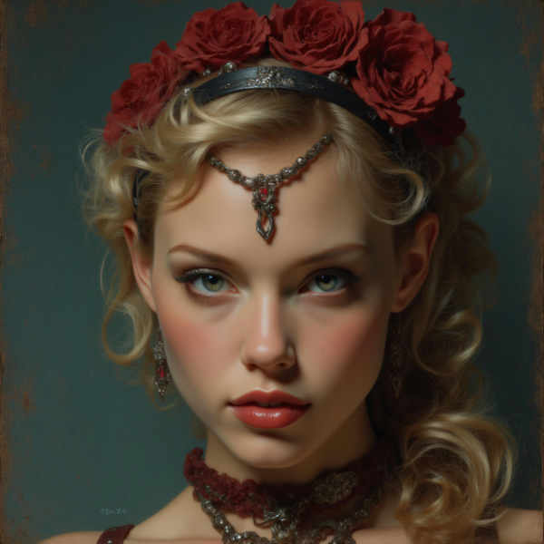 Dark Fantasy Pulp Pinup - Flux