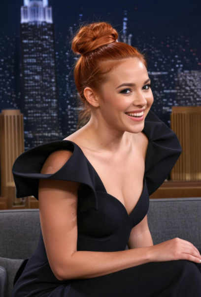 Late Night TV Interview - SDXL