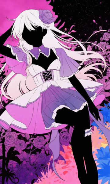 Eclipsed Elegance - Silhouetted Anime Character (Haruka V2) - v1.0