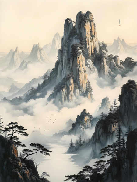 OB Chinese style scroll painting - v1.1