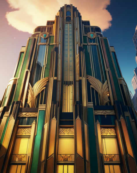 Neo Art Deco (Architecture) (SDXL) (AD) - v1.0