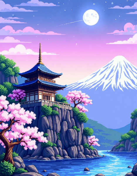 PixelArt Landscapes - FLUX - v1.0