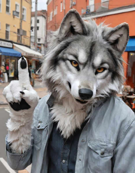 XL realistic fursuit - xl-fursuit-hx-0412