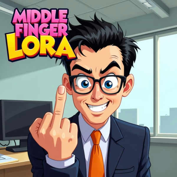 Middle Finger FLUX DEV LORA - V1