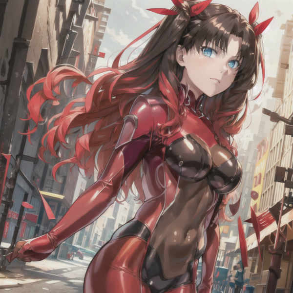 Rin tohsaka LORA and(Pony) from fate stay night visual novel - Rin Tohsaka Lancer