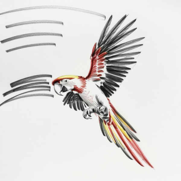 Pencil Sketch - Sketchs of pets and everything else - Bold and large strokes - SDXL