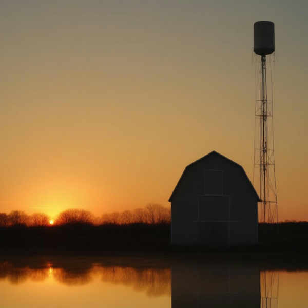 Country Lake Sunrise - V1