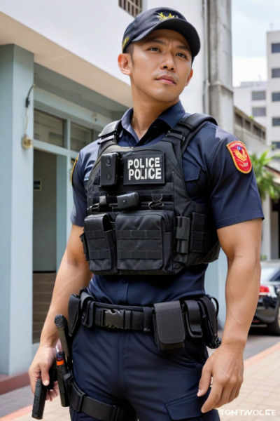 Male Taiwanese Police Uniform - XL v1.0