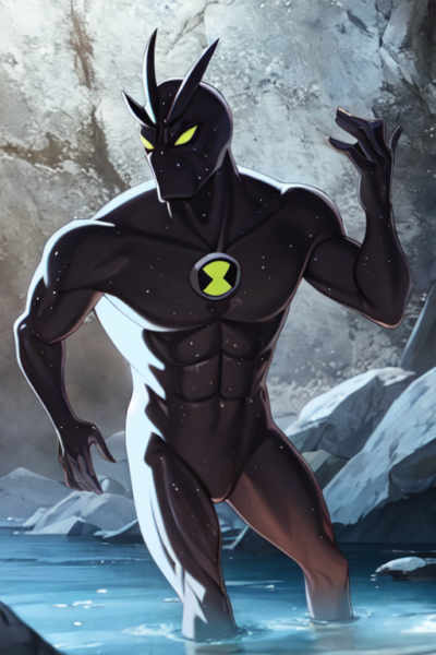Alien X -- Ben 10 Ultimate Alien Force (chaquetrix support) Illust + 1.5 - 1.5