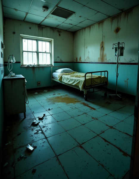 decrepit hospital patient room - v1.0