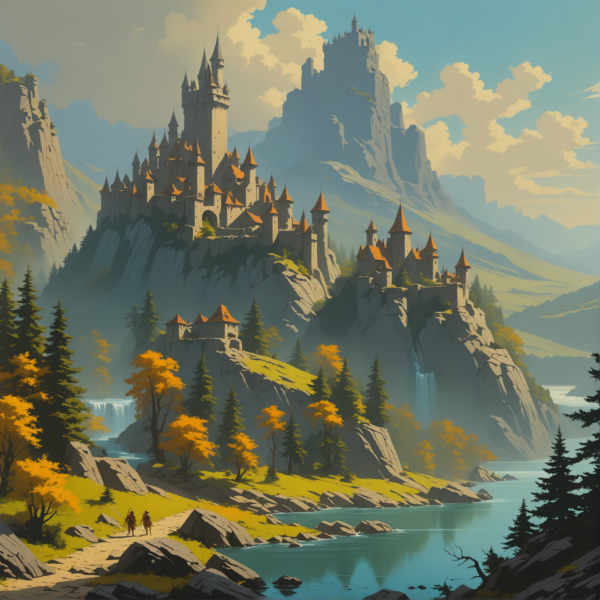 Fantasy sceneries Mix - retro inspiration (XL/Illustrious) - SDXL