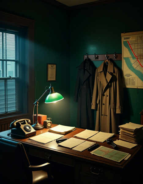 1940s private detective office - v1.0