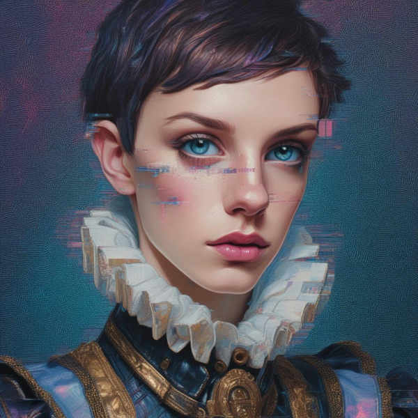 Baroque Glitchcore - SDXL