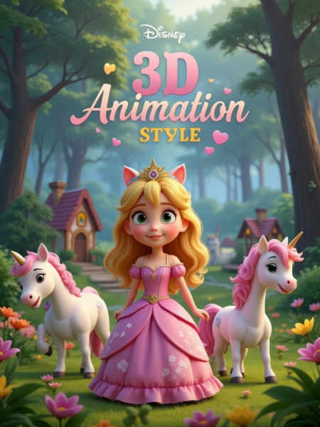 Flux 3D Animation Style LoRA - v1.0