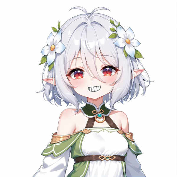 Showing teeth while smiling - yalvxiao