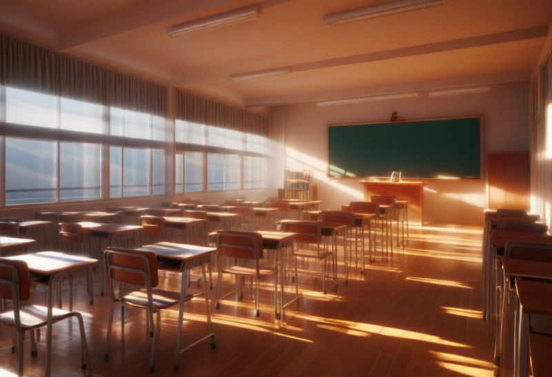 Japanese Classroom (Background) (SDXL) (AD) - v1.0