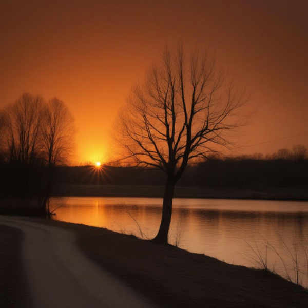 Country Lake Sunrise - V2