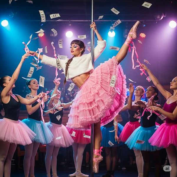 Cindy the cute pole dancer - V1