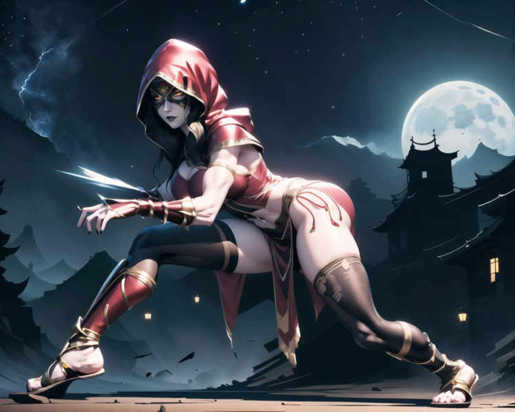 Sadira - Killer Instinct ( illustrious Pony & SD 1.5 ) - Sadira (SD 1.5) v2.0