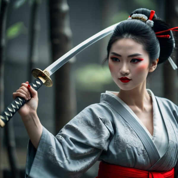 Female (Male) Samurai cinematic style XL + SD1.5 + F1D - Samurai xl v2