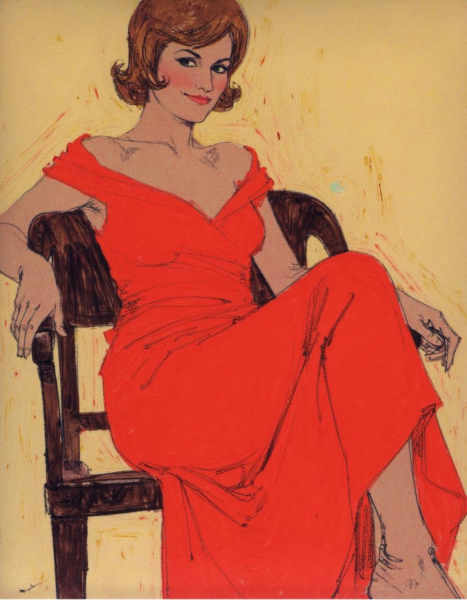 1960's Ads Illustration - Bob Peak Style - Flux1-Dev