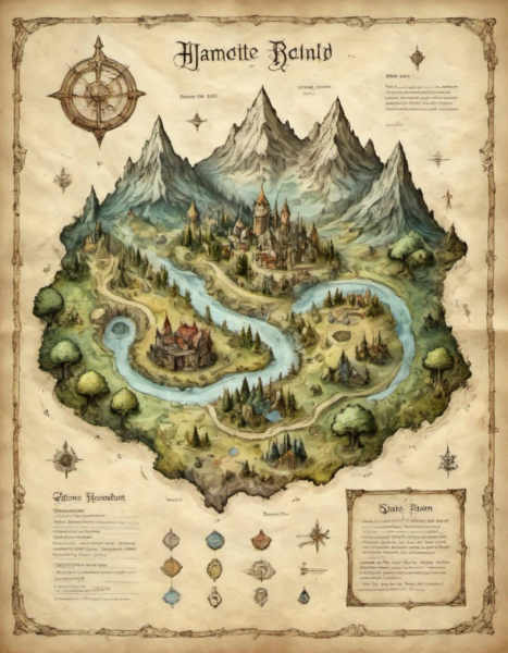 Eldritch Parchment Art | for Flux.1 dev - v1.0