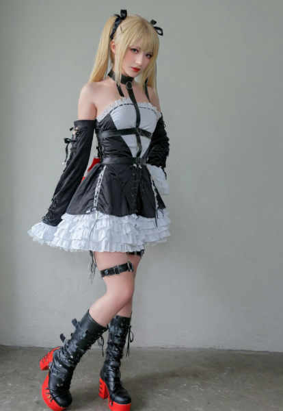 Marie Rose Cosplay outfit - SDXL 1.0 - Black dress outfit