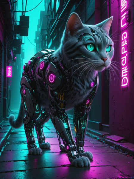 Neon Cyberpunk - Animals FLUX & SDXL - SDXL v1