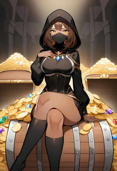 Treasure / Treasure Background - Animagine v3 - v1.0