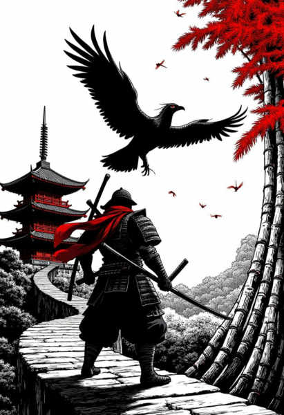 B_Samurai-Themed Creation_Samurai Scene Generation - v1.0