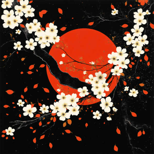 Modern Ukiyo-e illustration - Flux