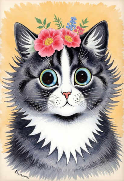 Louis Wain style - FLUX - v1.0