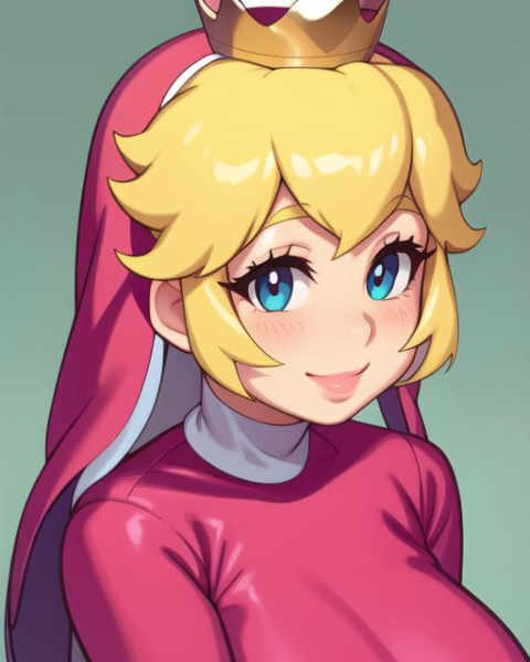 Princess Peach (Rizdraws Style) - PrincessPeachRizdraws